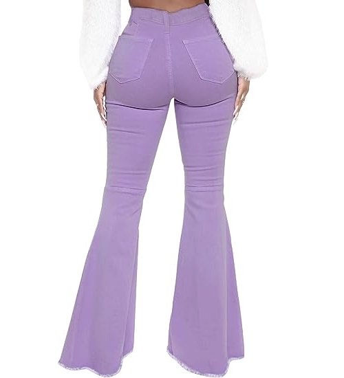 women's flare jeans ripped flare jeans 70's women's clothing