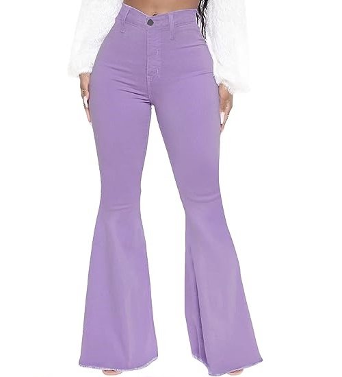 women's flare jeans ripped flare jeans 70's women's clothing